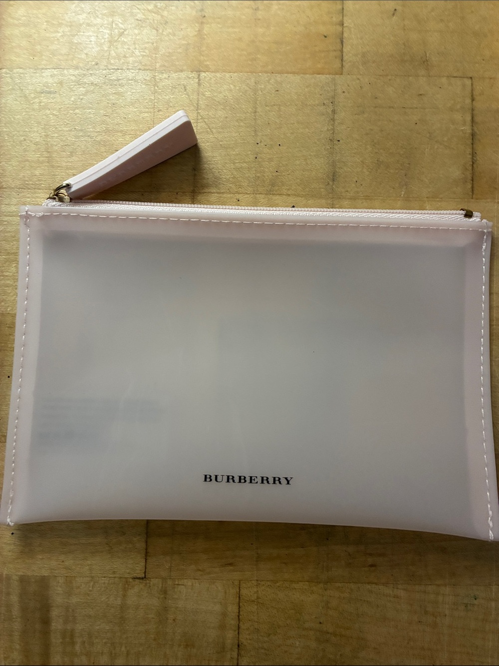 Burberry Pink Cosmetic Pouch!